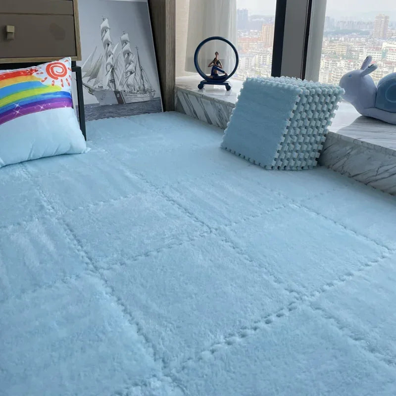 Tapis Puzzle Bébé en Mousse Douce – Dalles Moelleuses pour Chambre et Espace de Jeu Enfant