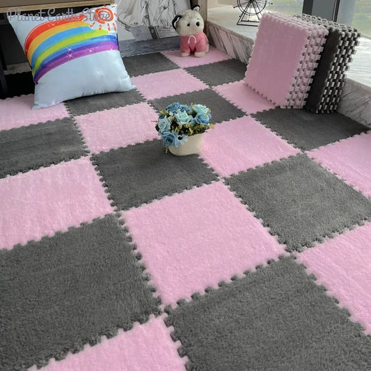Tapis Puzzle Bébé en Mousse Douce – Dalles Moelleuses pour Chambre et Espace de Jeu Enfant