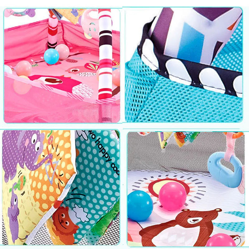 Tapis d'Éveil avec Arche de Jeux pour Bébé – Stimulation Sensorielle Nourrisson (0-12 mois)