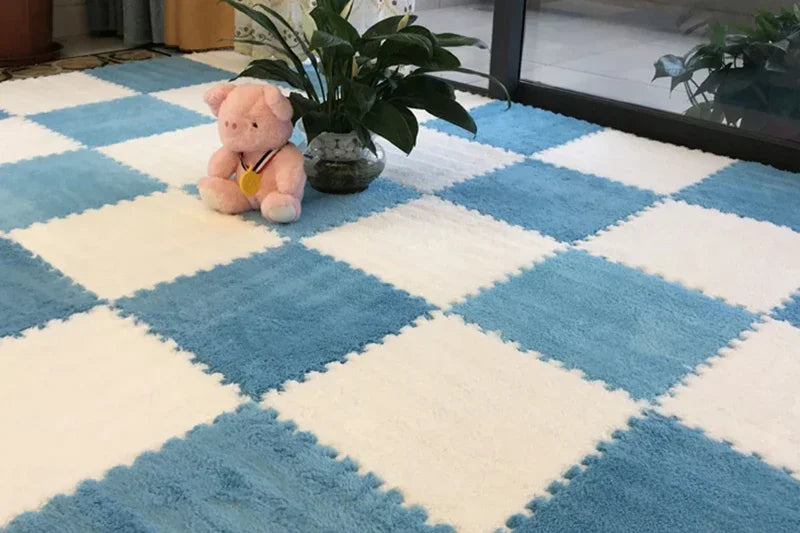 Tapis Puzzle Bébé en Mousse Douce – Dalles Moelleuses pour Chambre et Espace de Jeu Enfant