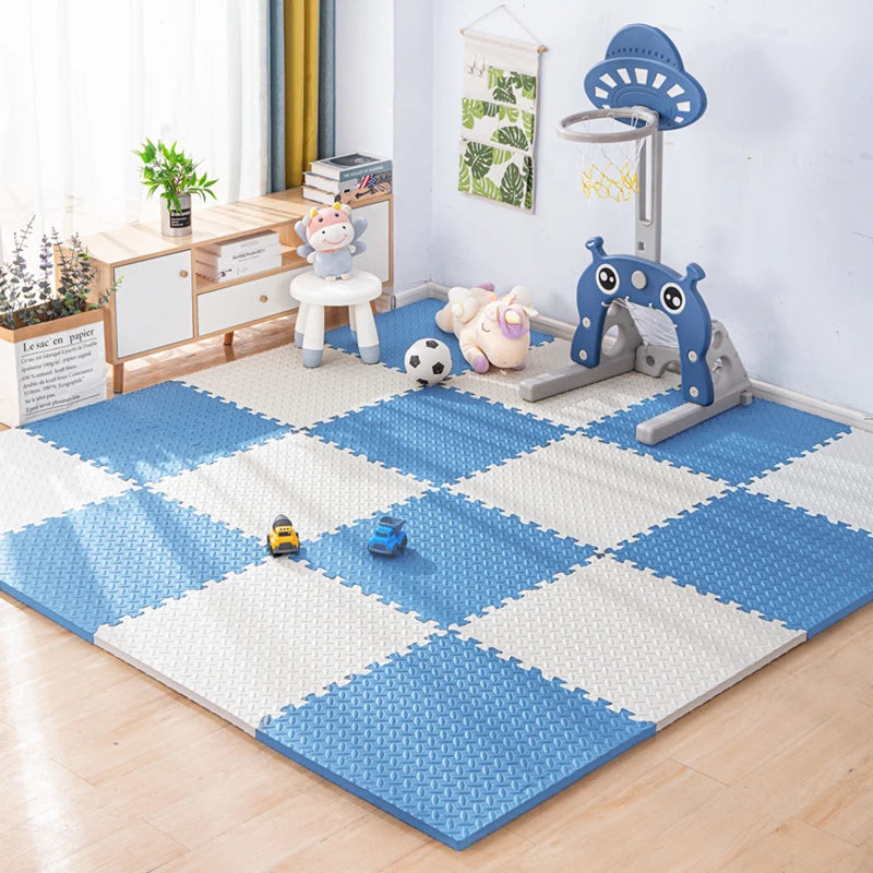 Tapis de Jeu Puzzle en Mousse EVA pour Bébé – Dalles Assemblables Antidérapantes (30×30 cm)