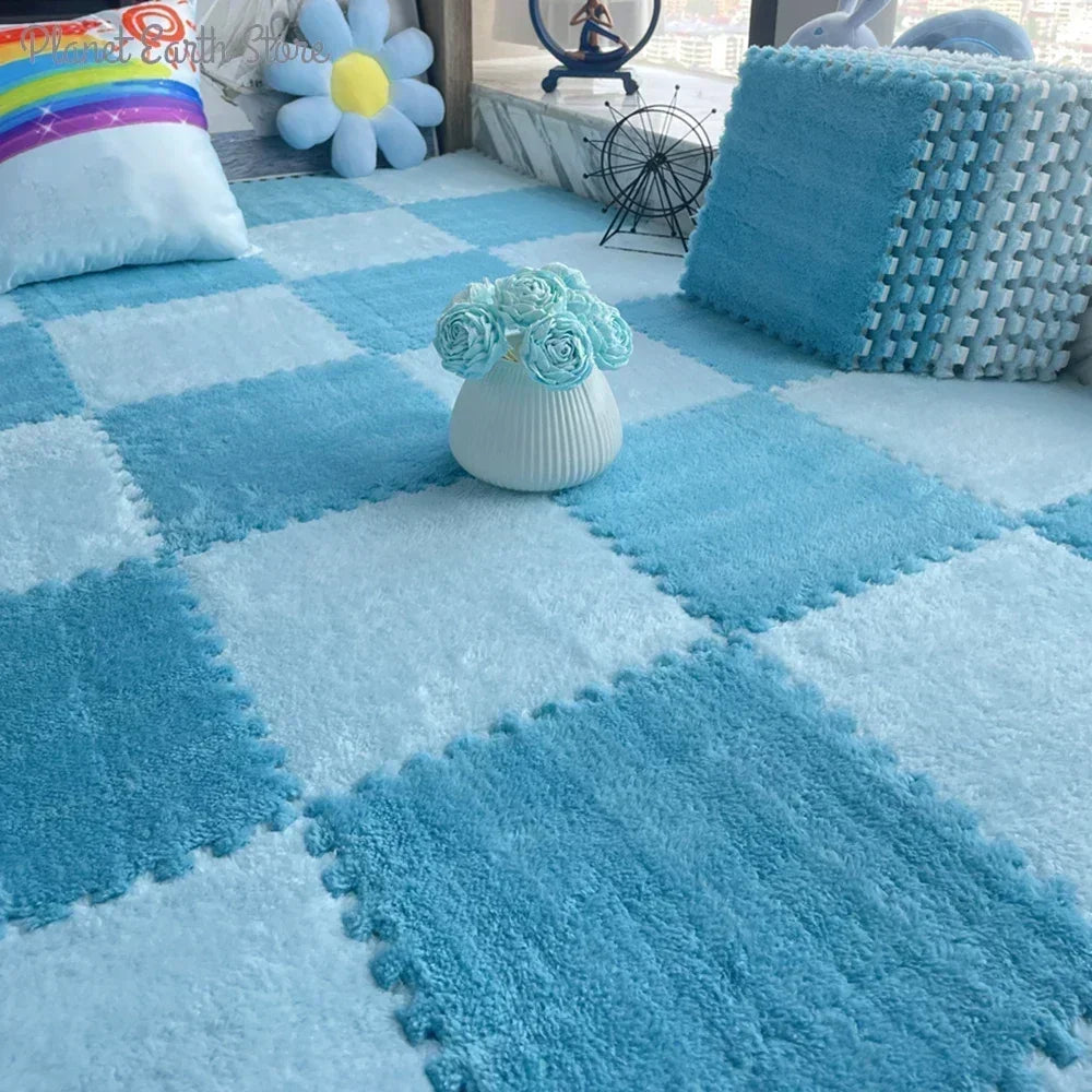 Tapis Puzzle Bébé en Mousse Douce – Dalles Moelleuses pour Chambre et Espace de Jeu Enfant