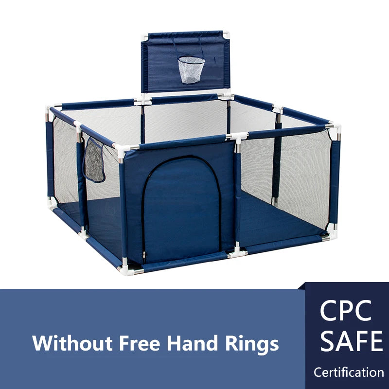 Parc Bébé Modulable IMBABY – Aire de Jeux Sécurisée avec Barrière de Protection (3 mois – 6 ans)