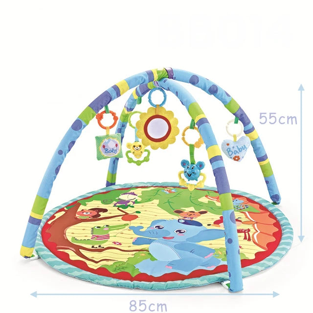 Tapis d'Éveil avec Arche de Jeux pour Bébé – Stimulation Sensorielle Nourrisson (0-12 mois)