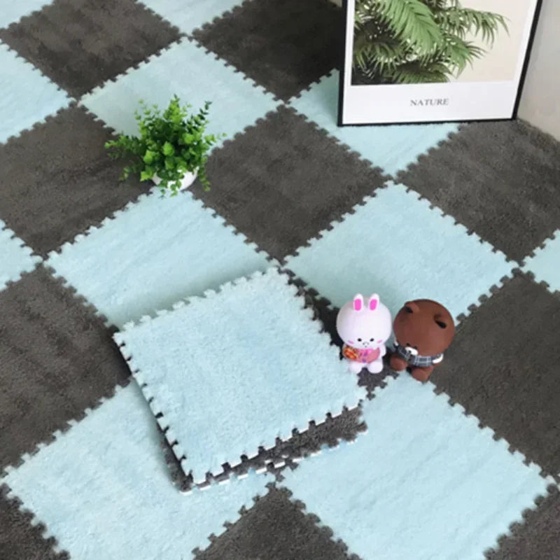 Tapis Puzzle Bébé en Mousse Douce – Dalles Moelleuses pour Chambre et Espace de Jeu Enfant