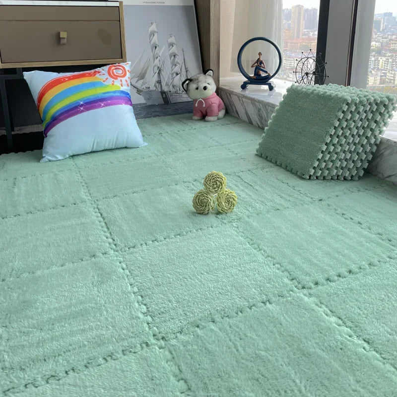 Tapis Puzzle Bébé en Mousse Douce – Dalles Moelleuses pour Chambre et Espace de Jeu Enfant