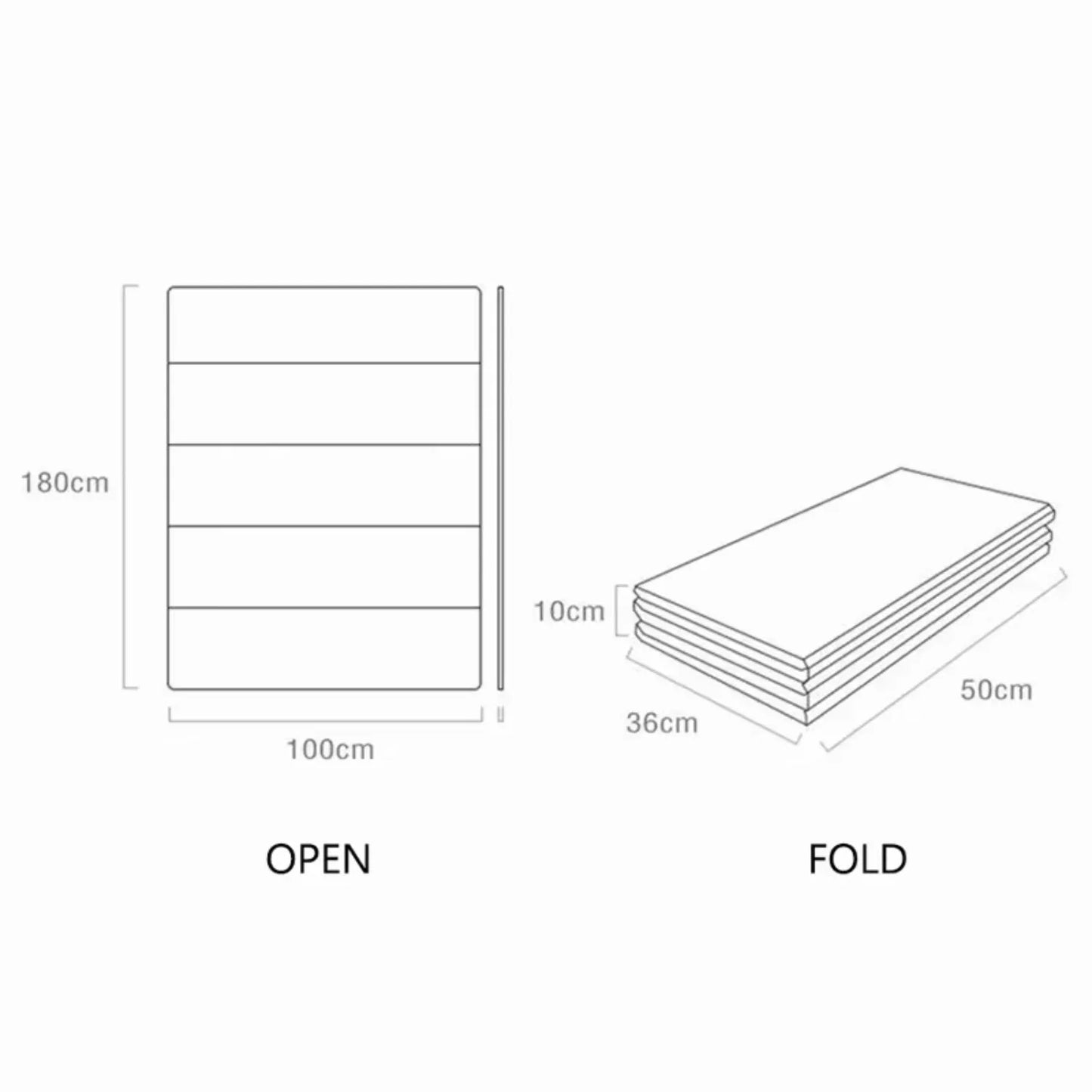 Tapis de Jeu Bébé Pliable Double Face – Tapis d'Éveil Portable et Imperméable