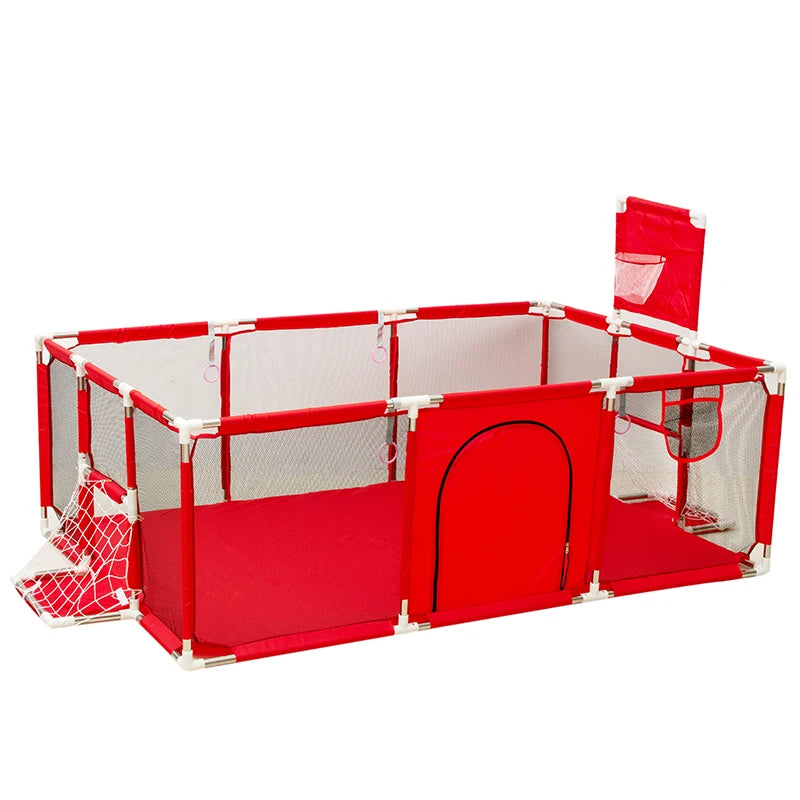 Grand Parc Bébé IMBABY – Aire de Jeux XL et Piscine à Balles Sèche pour Enfants