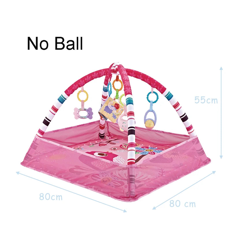 Tapis d'Éveil avec Arche de Jeux pour Bébé – Stimulation Sensorielle Nourrisson (0-12 mois)