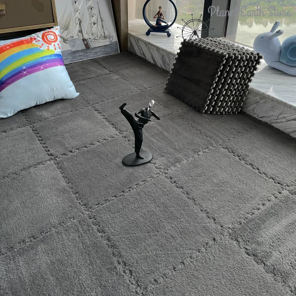 Tapis Puzzle Bébé en Mousse Douce – Dalles Moelleuses pour Chambre et Espace de Jeu Enfant