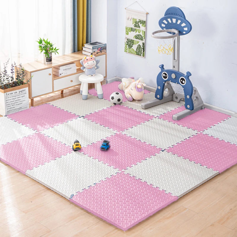 Tapis de Jeu Puzzle en Mousse EVA pour Bébé – Dalles Assemblables Antidérapantes (30×30 cm)
