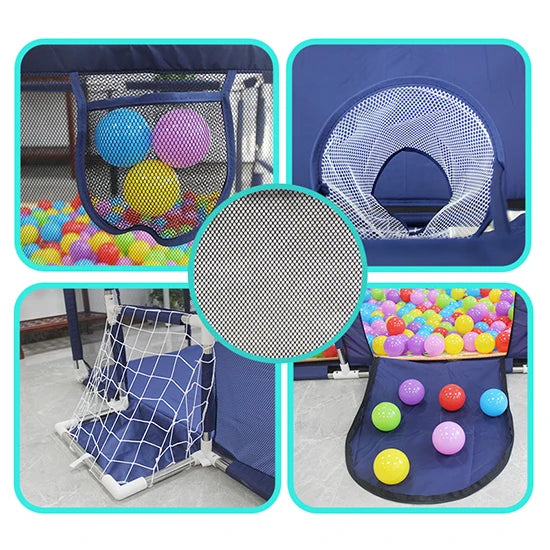 Parc Bébé Carré en Mousse IMBABY 128×128 cm – Aire de Jeux Intérieure Sécurisée