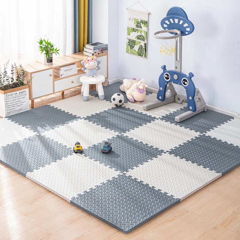 Tapis de Jeu Puzzle en Mousse EVA pour Bébé – Dalles Assemblables Antidérapantes (30×30 cm)