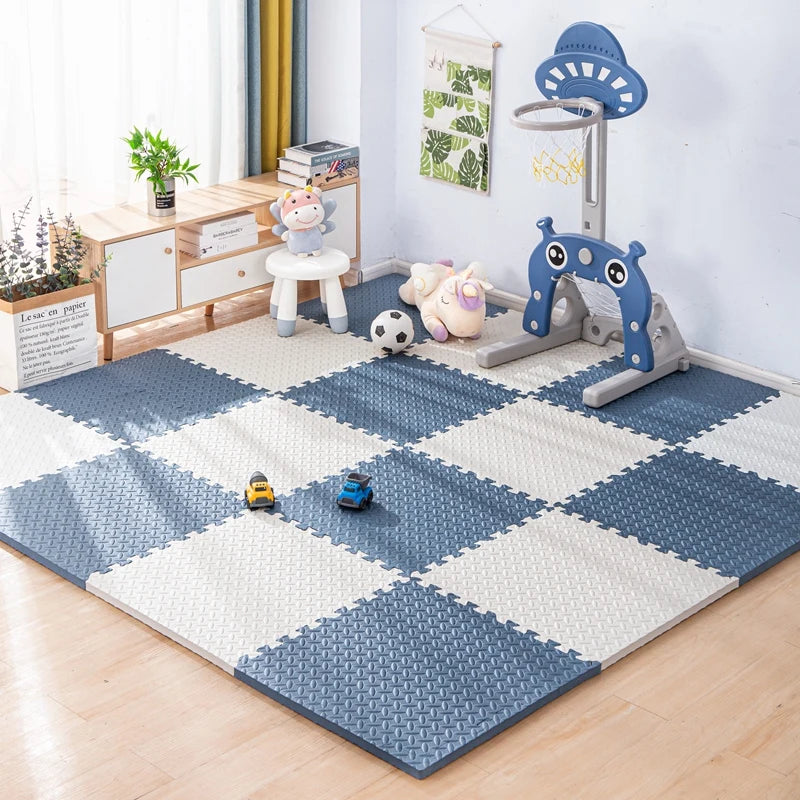 Tapis de Jeu Puzzle en Mousse EVA pour Bébé – Dalles Assemblables Antidérapantes (30×30 cm)