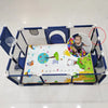 Grand Parc Bébé IMBABY – Aire de Jeux XL et Piscine à Balles Sèche pour Enfants
