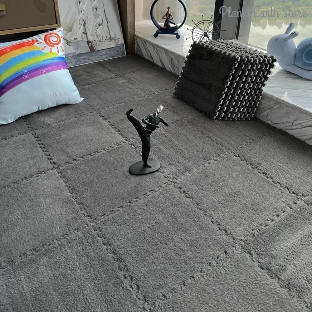 Tapis Puzzle Bébé en Mousse Douce – Dalles Moelleuses pour Chambre et Espace de Jeu Enfant