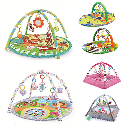 Tapis d'Éveil avec Arche de Jeux pour Bébé – Stimulation Sensorielle Nourrisson (0-12 mois)