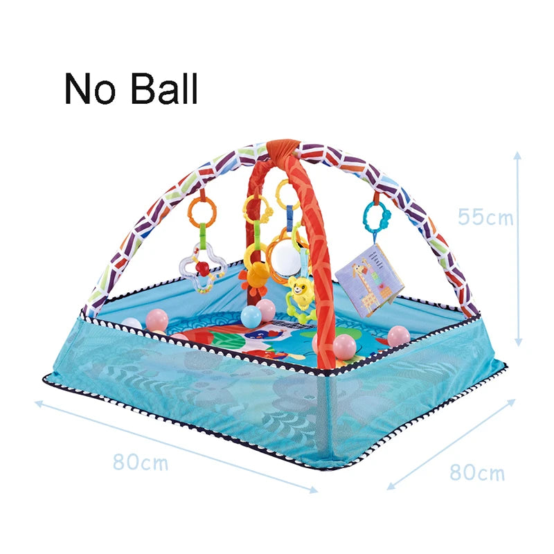 Tapis d'Éveil avec Arche de Jeux pour Bébé – Stimulation Sensorielle Nourrisson (0-12 mois)