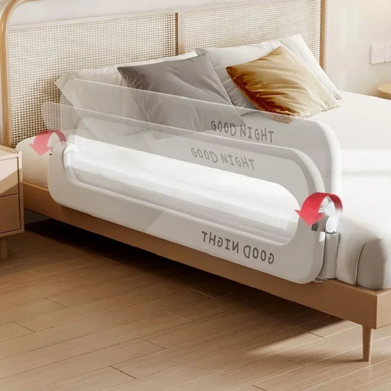 Barrière de Lit Bébé Anti-Chute IMBABY – Garde-Corps Réglable et Portable