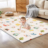 Tapis de jeu bébé pliable double face – bébé sur tapis d'éveil coloré, motifs animaux de la forêt